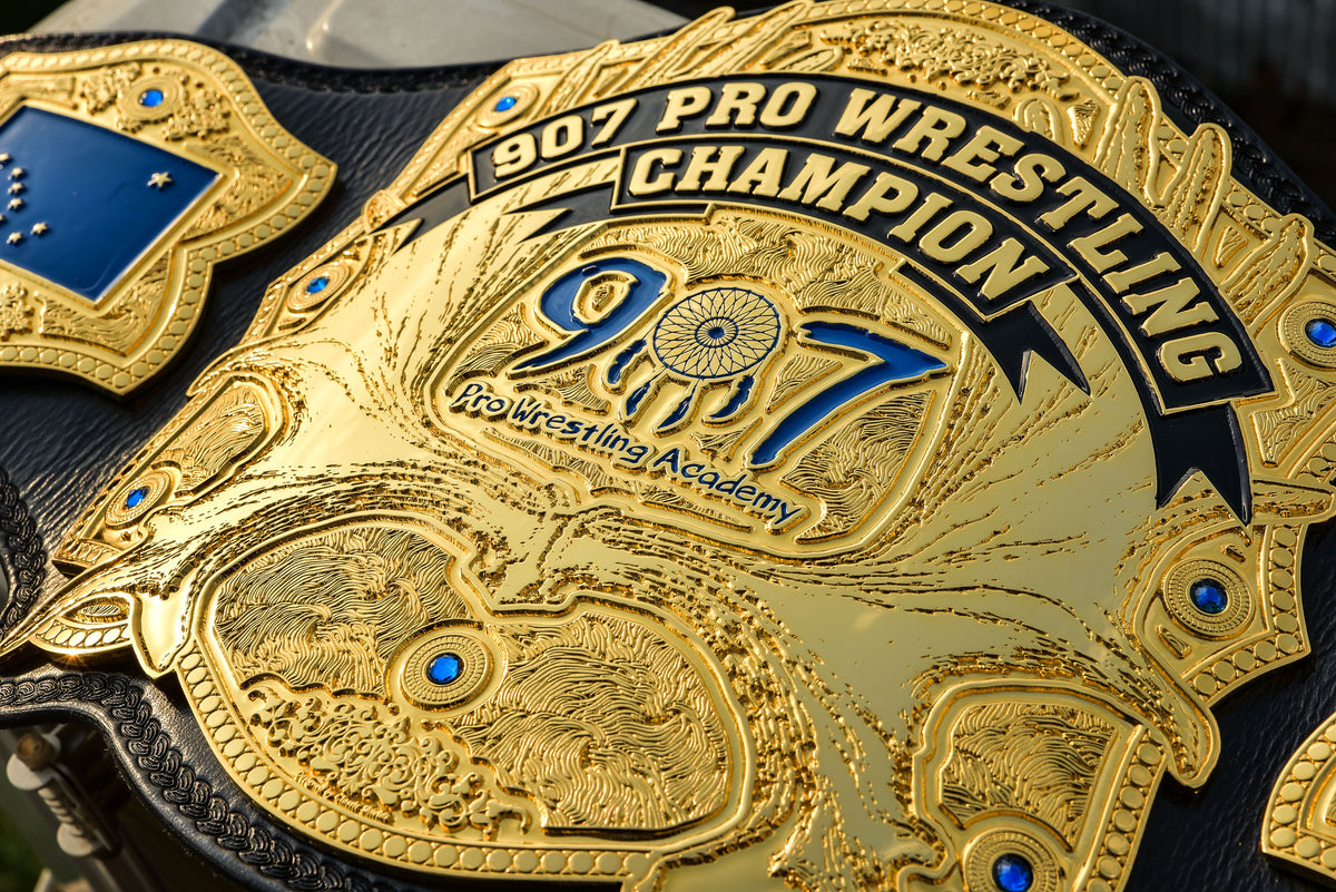 907 Pro Wresting Academy Alaska Title Gold