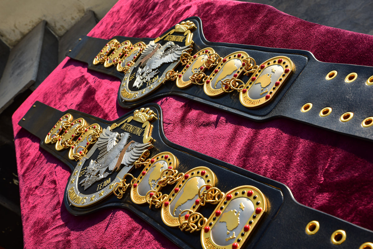 NWA International Tag Team Championship Title Belt