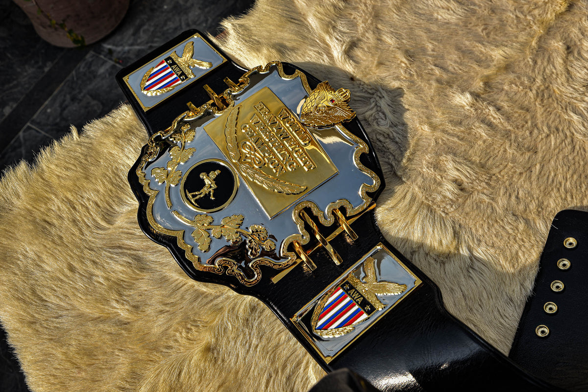 AWA World Title with Twisted Bars