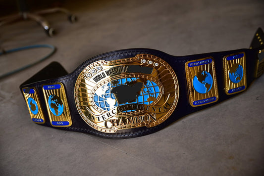 Oval IC Title Block Logo and Dark Purple Leather