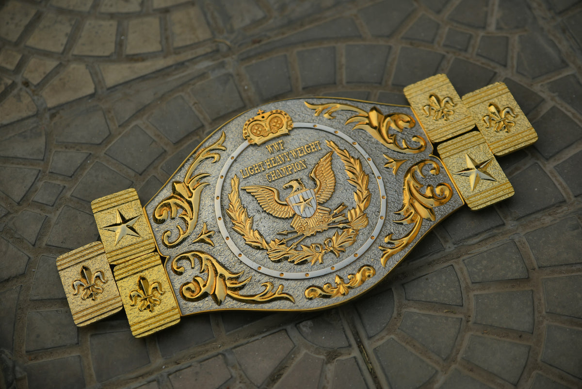 W-W-F Light Heavyweight Title belt Cast