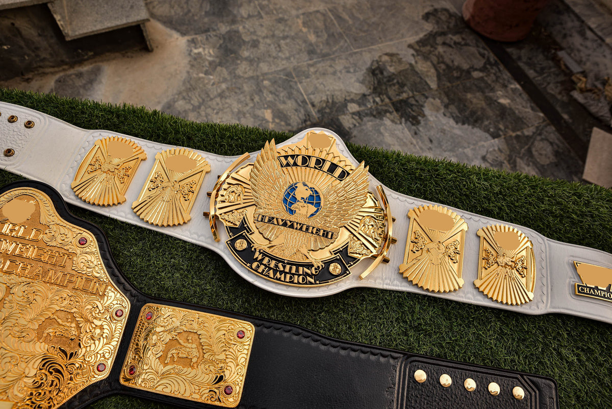 4.2mm Flocked All Gold Winged eagle with 08a1d White Leather and Red Backing