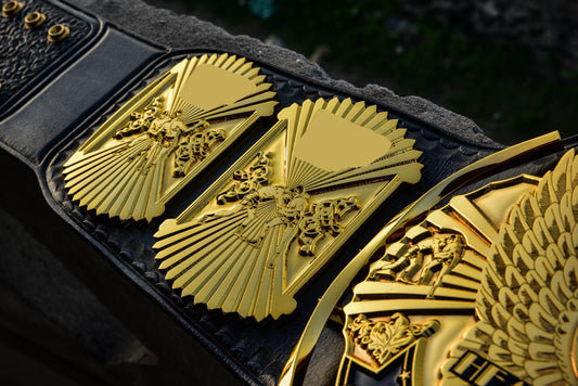 4.2mm Automated Etched All Gold Winged eagle with 02A1 Leather