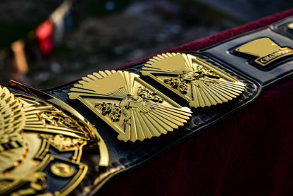 4.2mm Automated Etched All Gold Winged eagle with 02A1 Leather