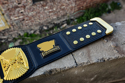 4.2mm Automated Etched All Gold Winged eagle with 02A1 Leather