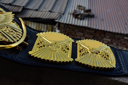 4.2mm Automated Etched All Gold Winged eagle with 02A1 Leather