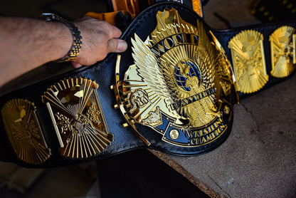 4.2mm Automated Etched All Gold Winged eagle with 01A1 Leather
