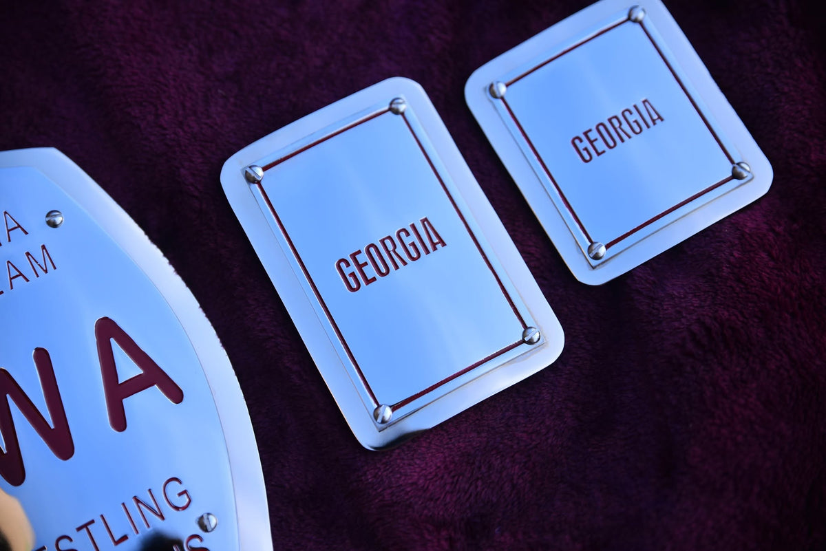 NWA Georgia Title Plates