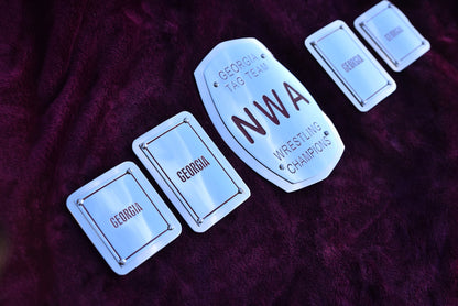 NWA Georgia Title Plates