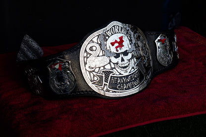 Smoking Skull Title Belt Silver Version
