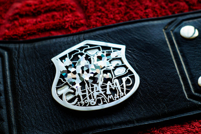 Smoking Skull Title Belt Silver Version