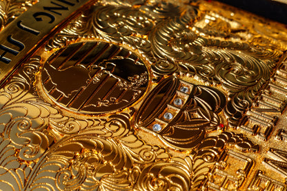 2D Etched Big Gold with Hand Crafted Texture Gallery 2