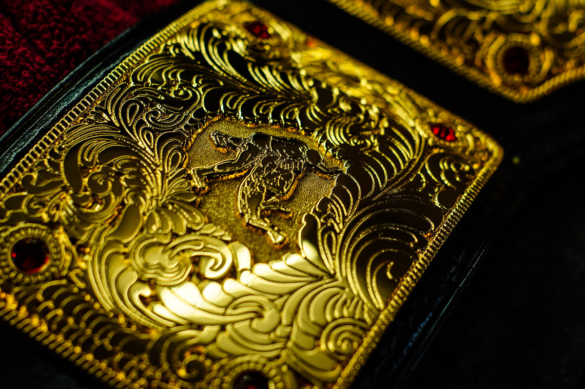 2D Etched Big Gold with Hand Crafted Texture Gallery 1