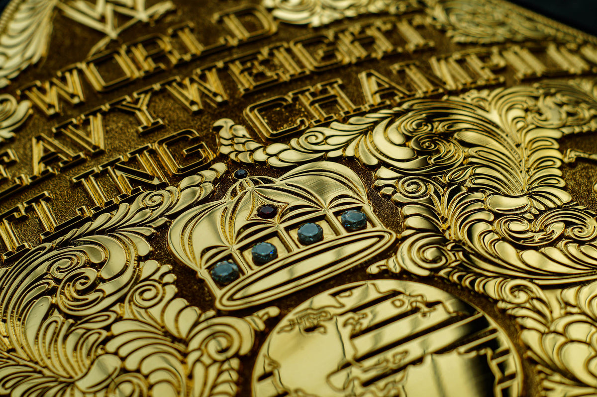 2D Etched Big Gold with Hand Crafted Texture Gallery 1