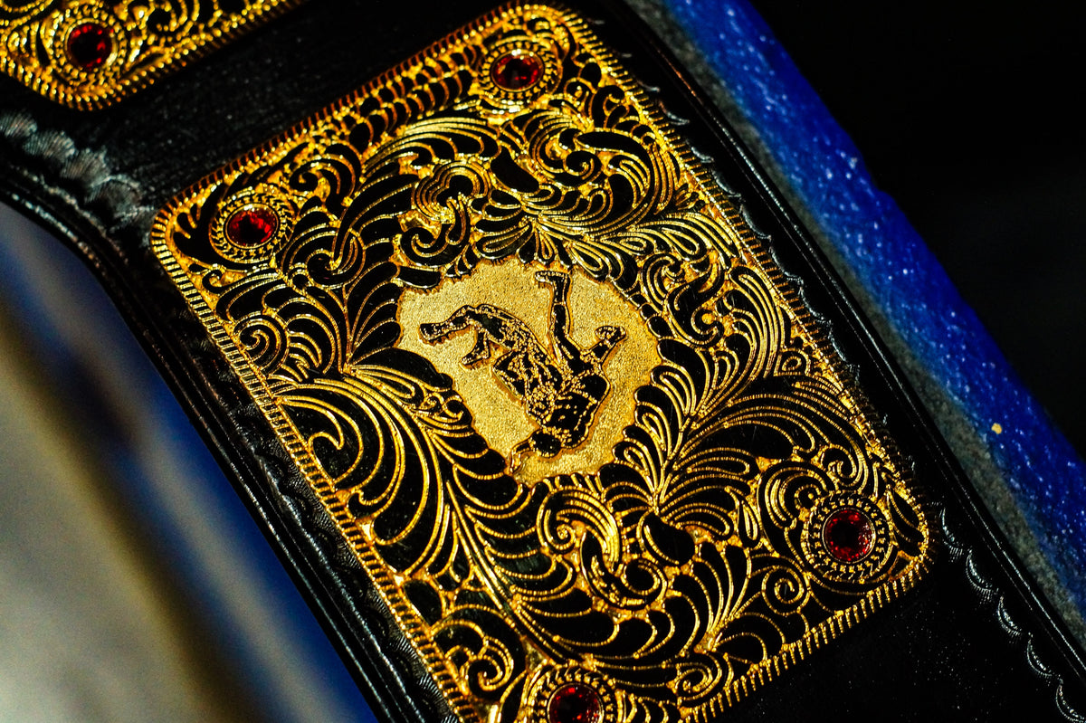2D Etched Big Gold with Hand Crafted Texture Gallery 1