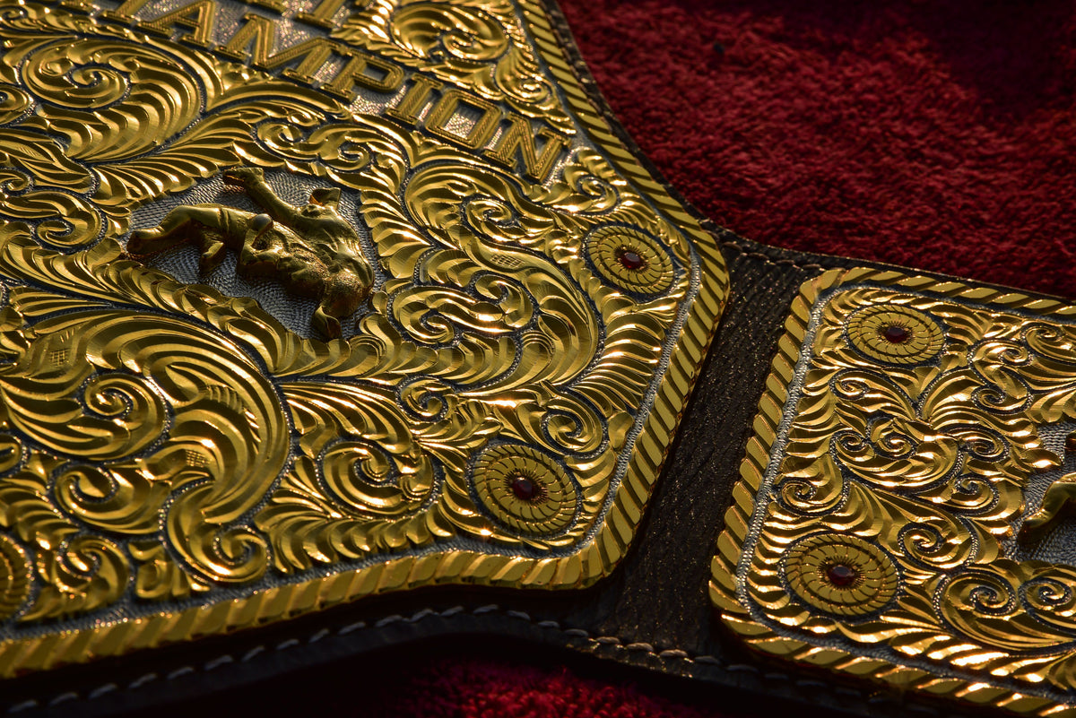 Budget Crumrine Big Gold Dual with Brown Leather Gallery 2