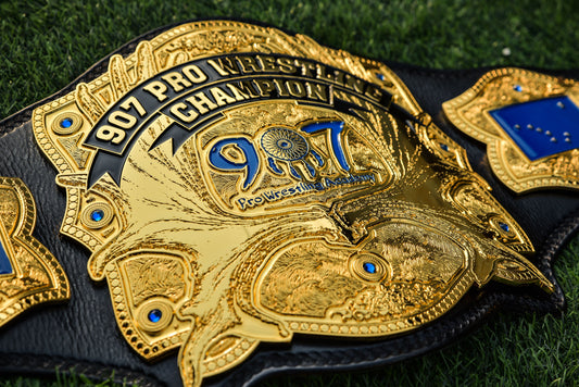 907 Pro Wresting Academy Alaska Title Gold