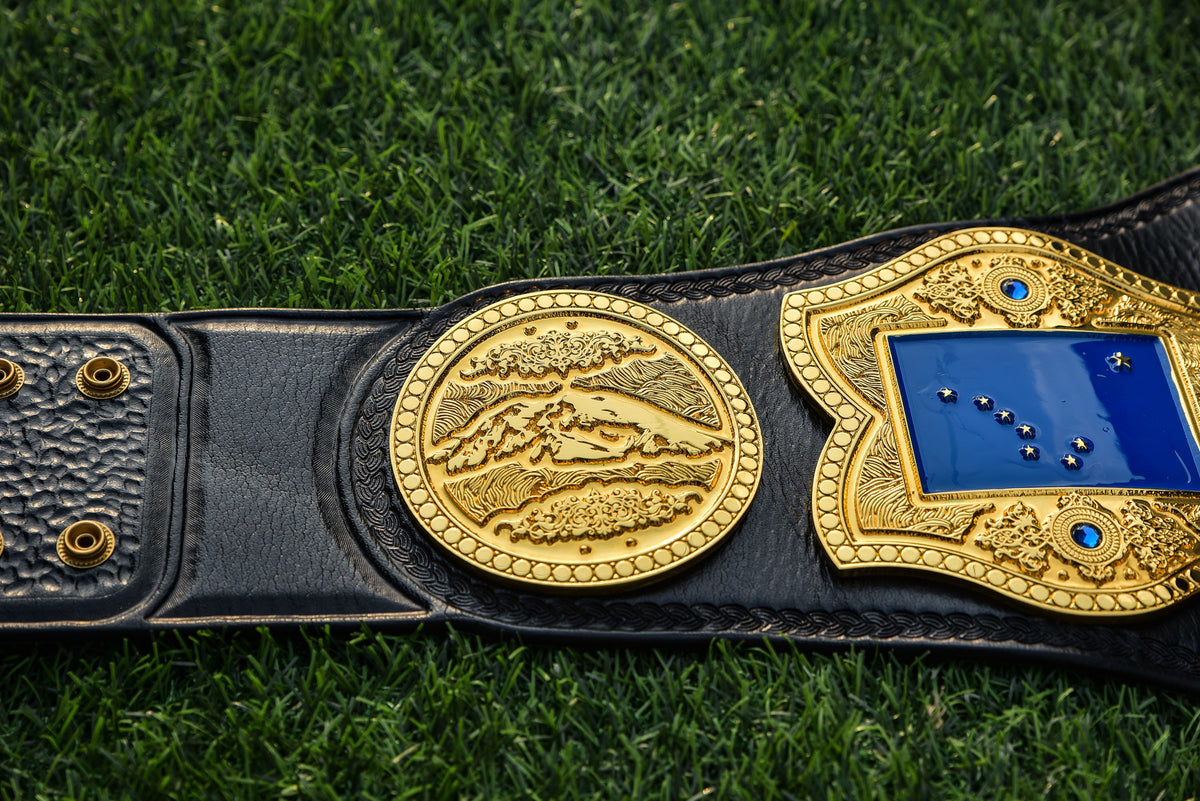 907 Pro Wresting Academy Alaska Title Gold