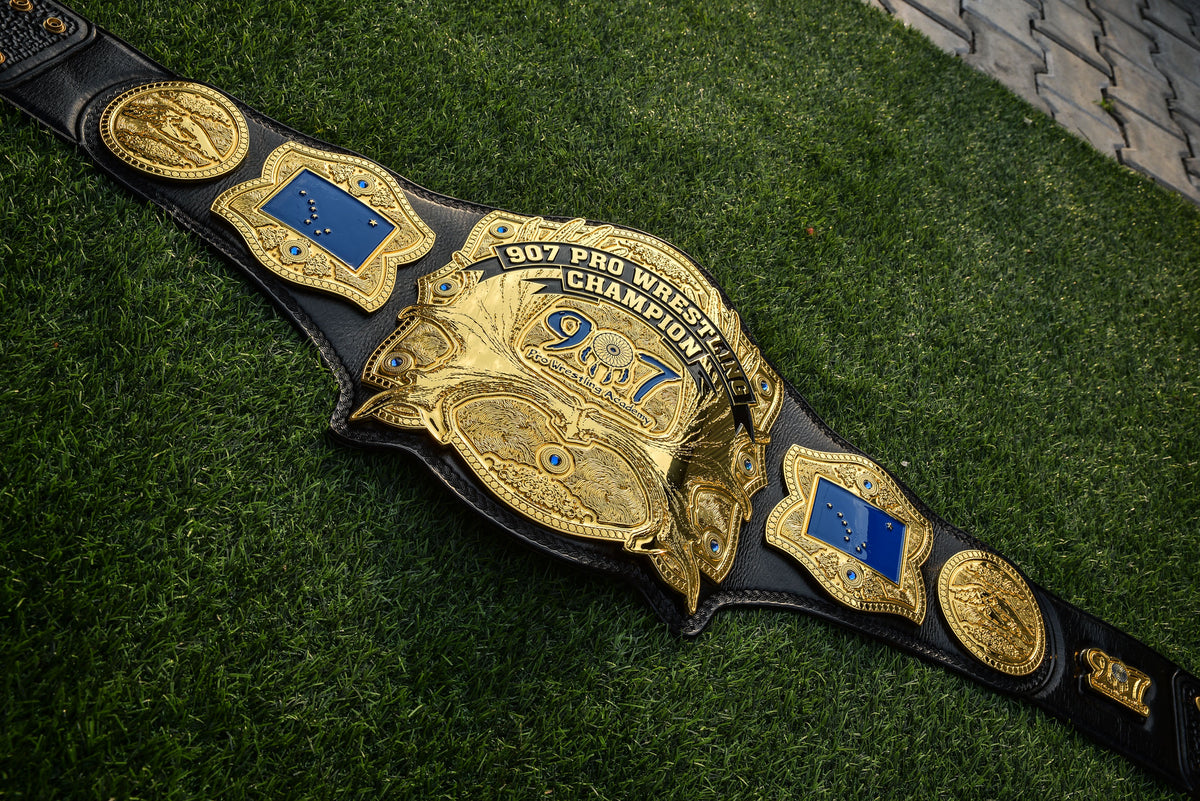 907 Pro Wresting Academy Alaska Title Gold