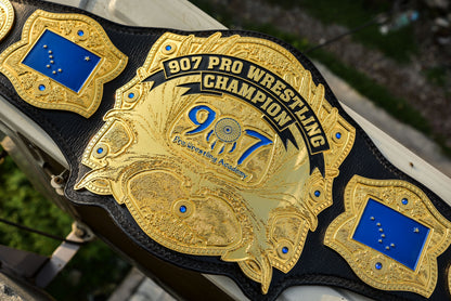 907 Pro Wresting Academy Alaska Title Gold