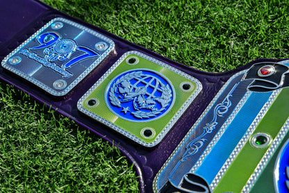 907 Pro Wresting Academy Northern Lights Custom Title Belt