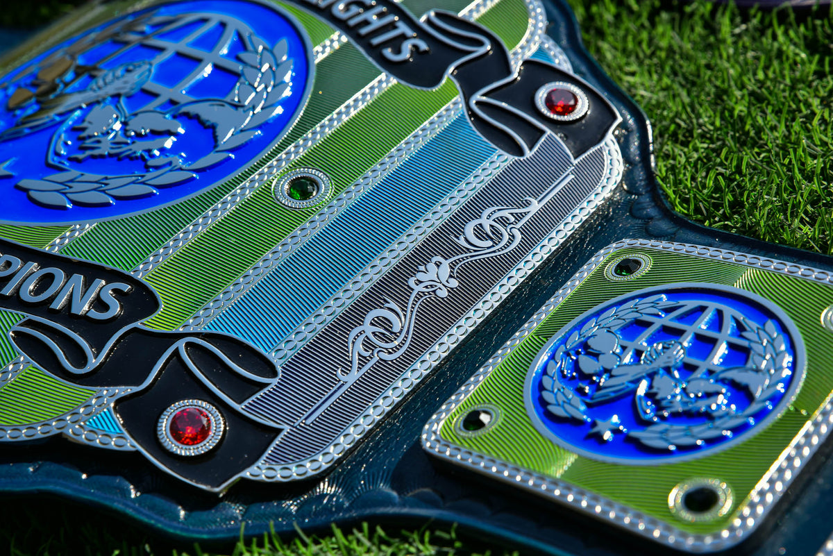 907 Pro Wresting Academy Northern Lights Custom Title Belt