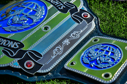 907 Pro Wresting Academy Northern Lights Custom Title Belt