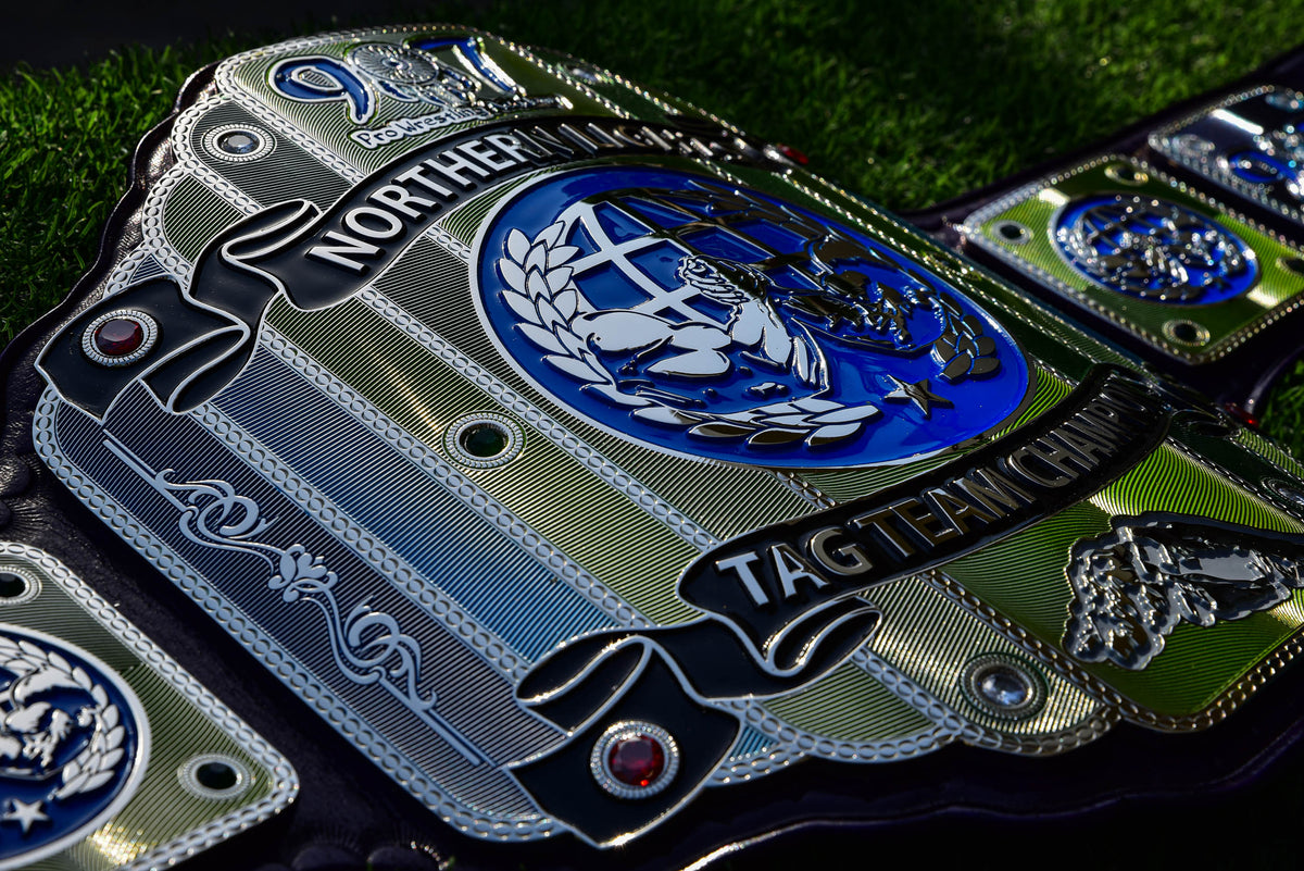 907 Pro Wresting Academy Northern Lights Custom Title Belt