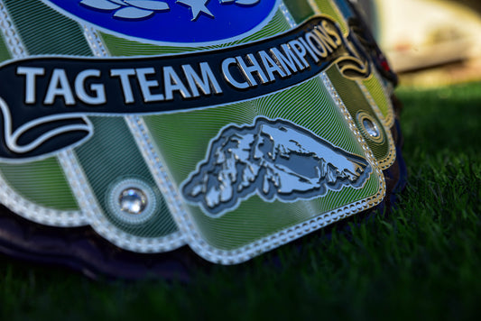 907 Pro Wresting Academy Northern Lights Custom Title Belt