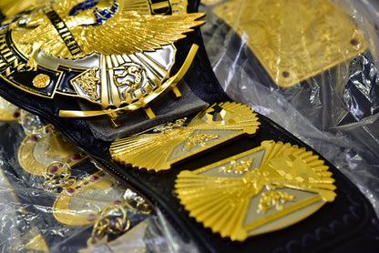 4.2mm Flocked Dual Plated Winged eagle with 03B2 Leather