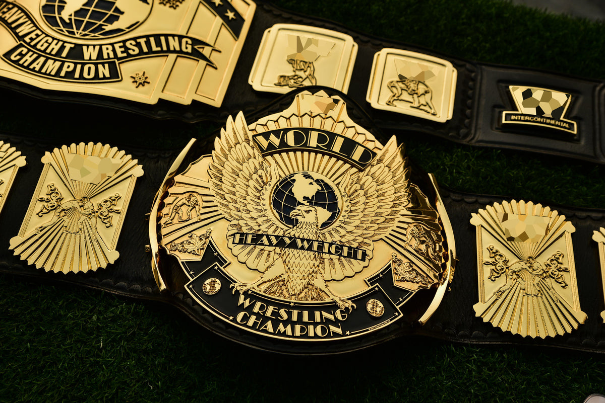 4.2mm Automated Etched All Gold Winged eagle with 08A1D Leather and Crock pattern Backing