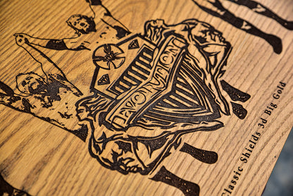 3D Big Gold — CNC Machine Milled with Wooden Engraved Box