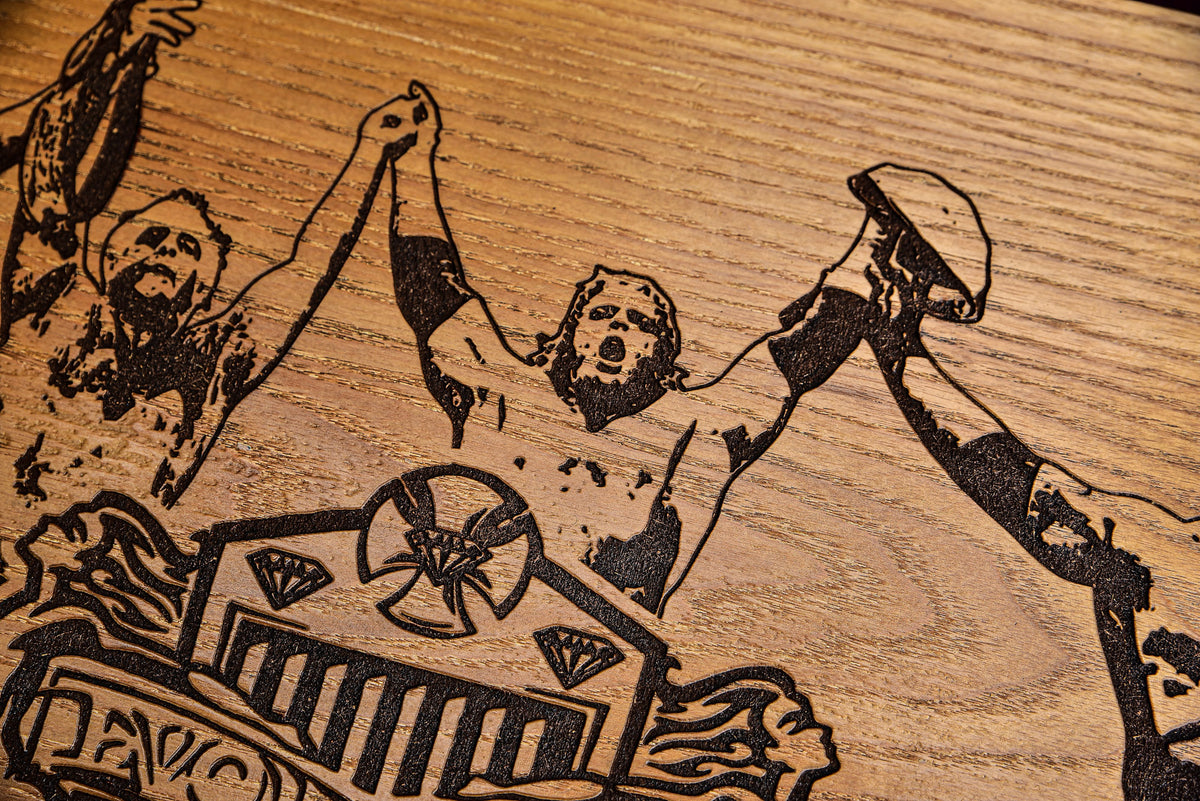 3D Big Gold — CNC Machine Milled with Wooden Engraved Box