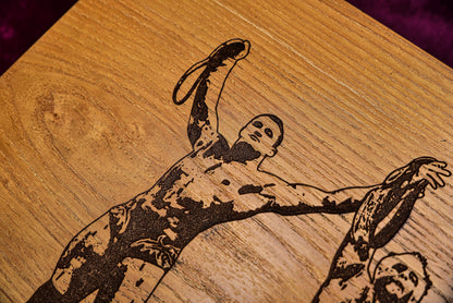 3D Big Gold — CNC Machine Milled with Wooden Engraved Box