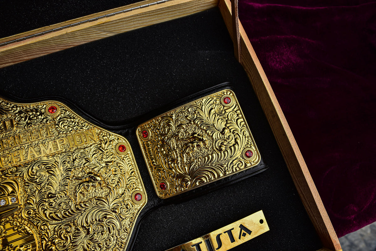 3D Big Gold — CNC Machine Milled with Wooden Engraved Box