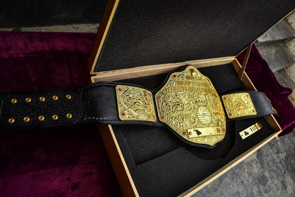 3D Big Gold — CNC Machine Milled with Wooden Engraved Box