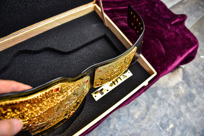 3D Big Gold — CNC Machine Milled with Wooden Engraved Box
