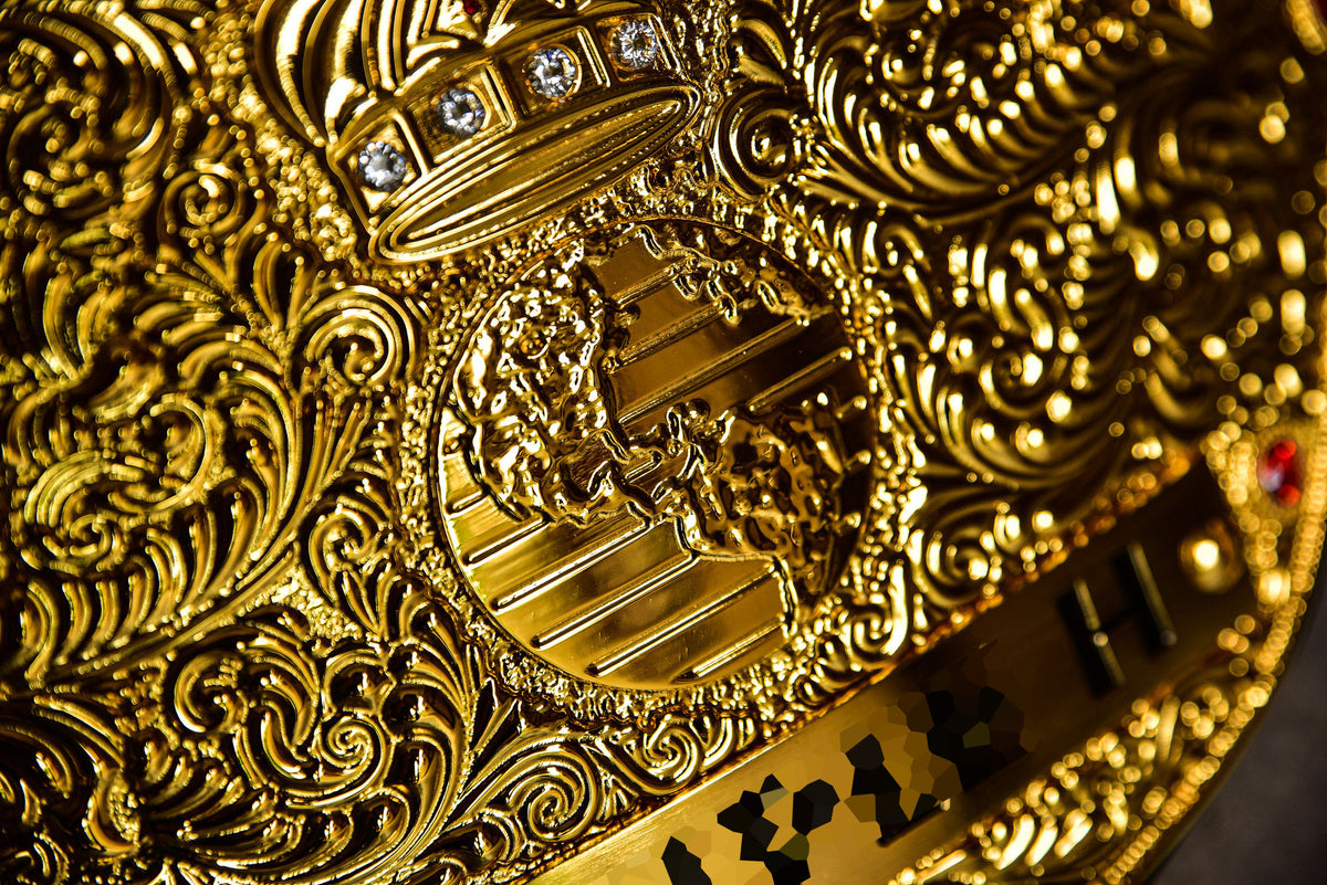 3D Big Gold — CNC Machine Milled with Wooden Engraved Box