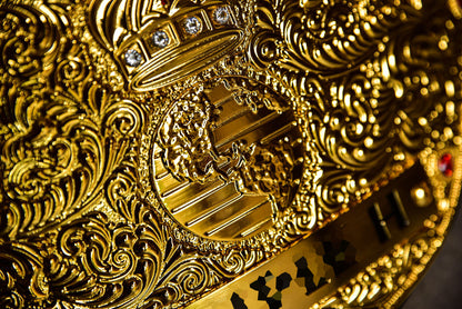 3D Big Gold — CNC Machine Milled with Wooden Engraved Box