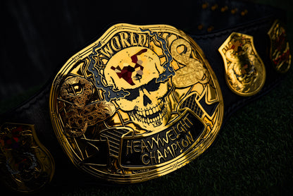 Smoking Skull Title Belt Gold version Ring Accurate Gallery 1