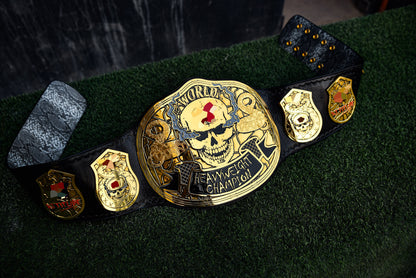 Smoking Skull Title Belt Gold version Ring Accurate Gallery 1