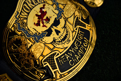 Smoking Skull Title Belt Gold version Ring Accurate Gallery 1