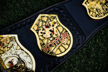 Smoking Skull Title Belt Gold version Ring Accurate Gallery 1