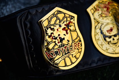 Smoking Skull Title Belt Gold version Ring Accurate Gallery 1