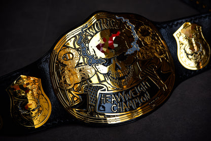 Smoking Skull Title Belt Gold version Ring Accurate Gallery 1