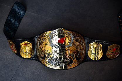Smoking Skull Title Belt Gold version Ring Accurate Gallery 1