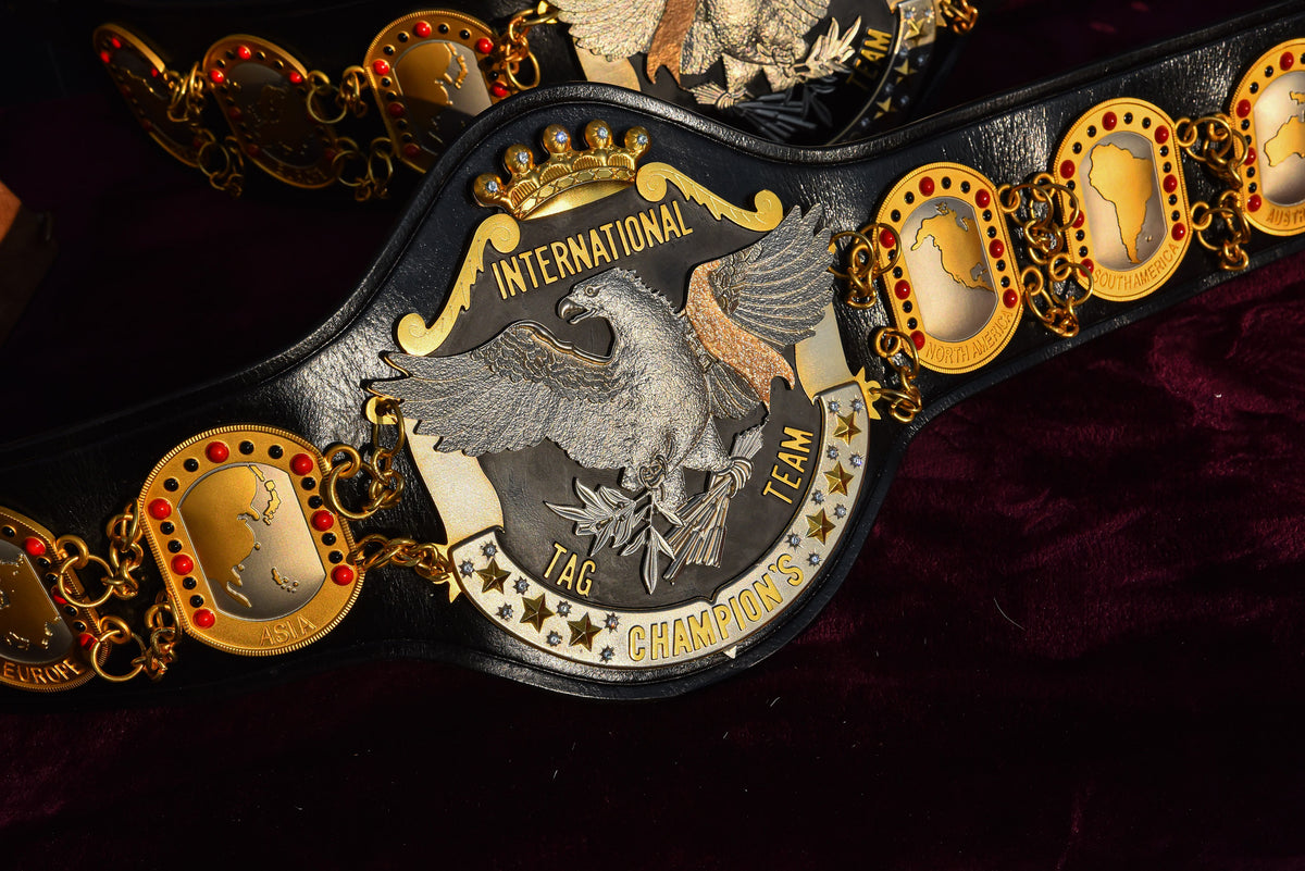 NWA International Tag Team Championship Title Belt