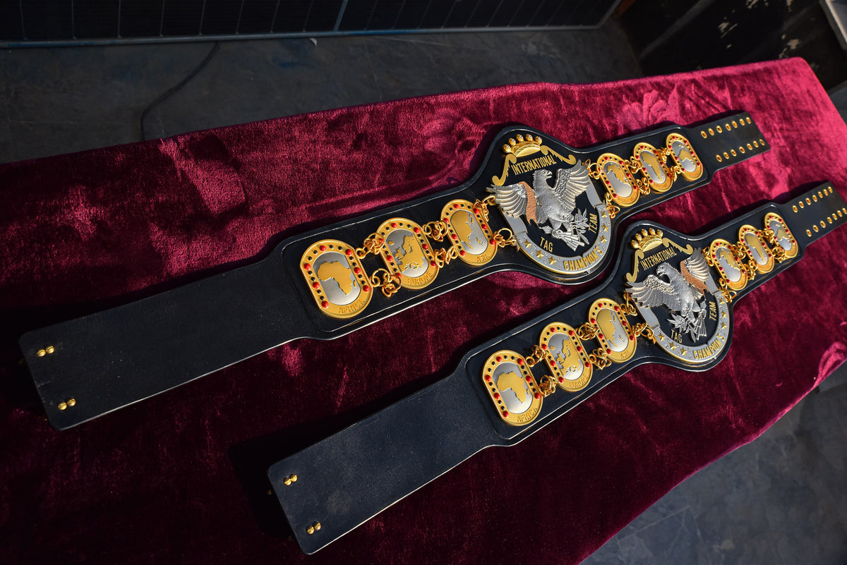NWA International Tag Team Championship Title Belt