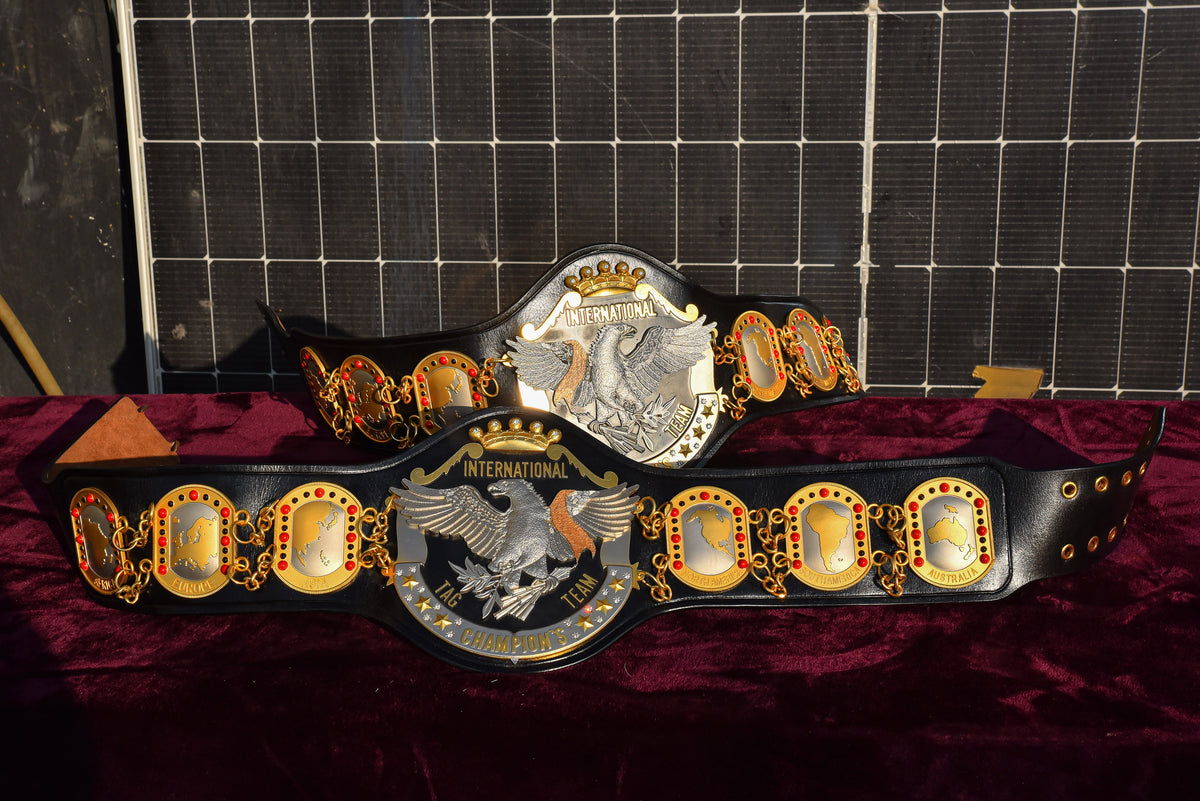 NWA International Tag Team Championship Title Belt