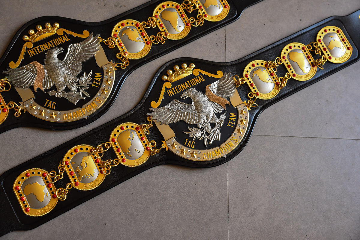 NWA International Tag Team Championship Title Belt